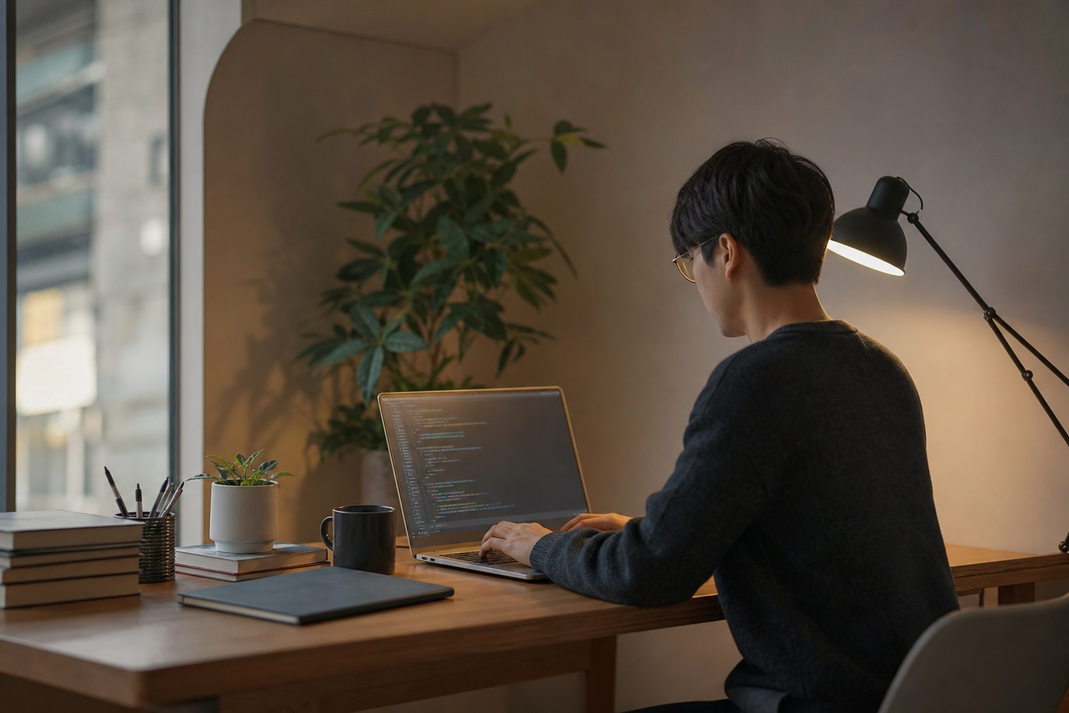 온라인의 IT,API,PYTHON 분위기를 보여주는 거리 풍경